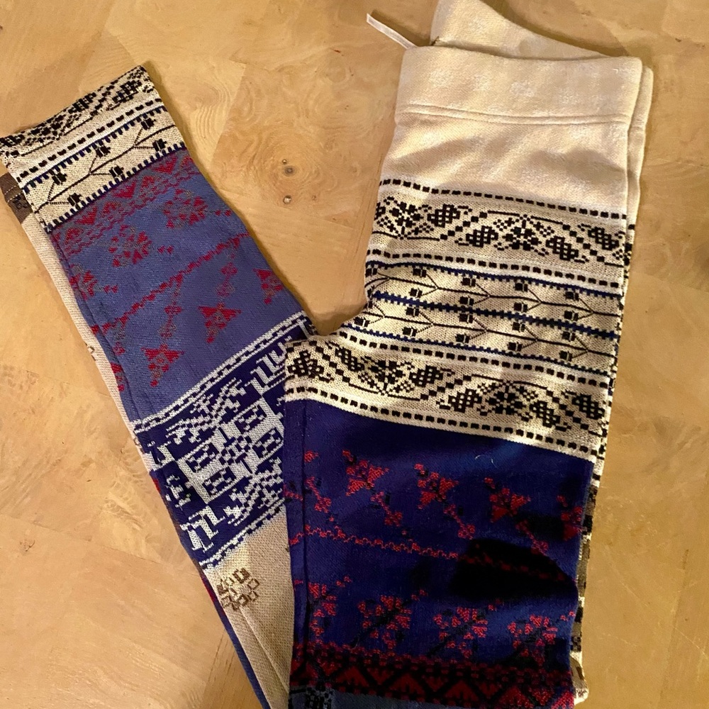 Free People Small Sweater Print Leggings